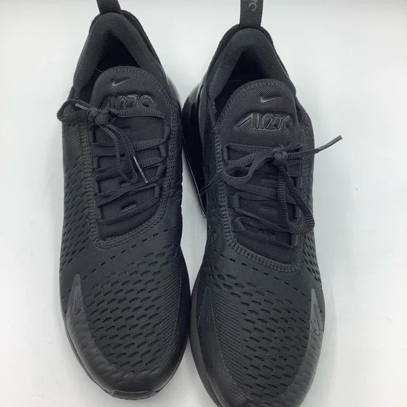 Nike Air Max 270 Triple Black AH8050-005 Sneakers - Picture 7 of 8